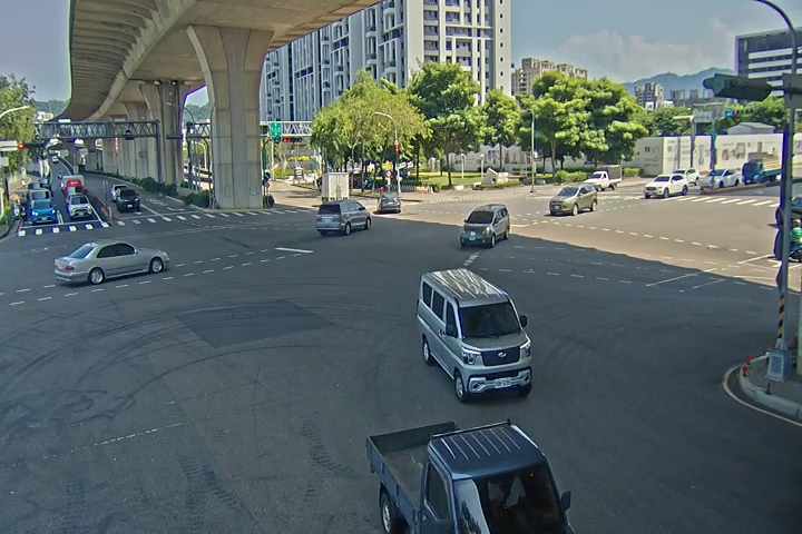 環中東路/太原路(右側車流往松竹方向)