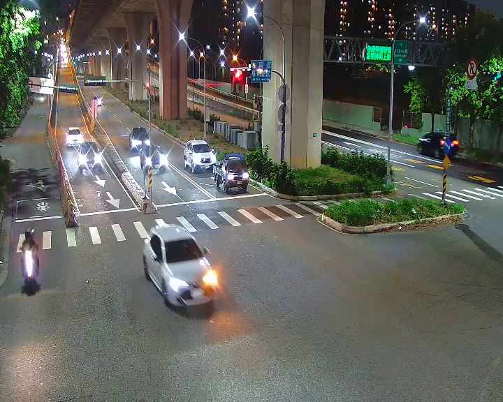 環中東路/建軍二街(太原下匝道車流往東山路)(往北)