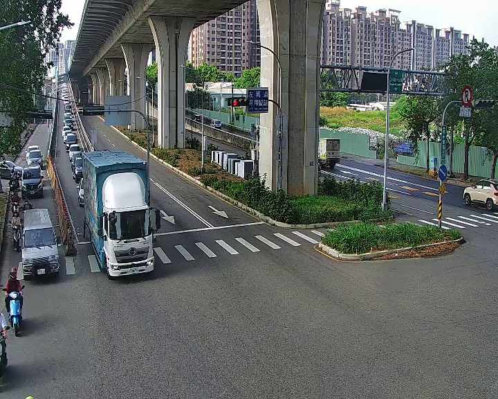 環中東路/建軍二街(太原下匝道車流往東山路)(往北)